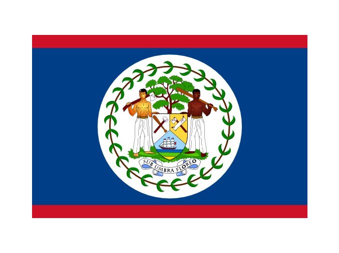 Vlajka Belize o velikosti 90 x 150 cm