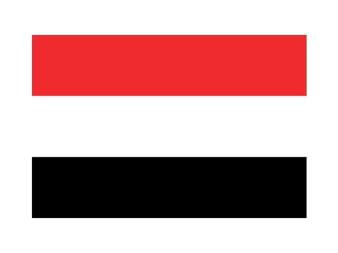 Vlajka Jemen o velikosti 90 x 150 cm