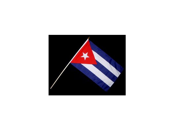 Vlaječka - praporek Kuba 30 x 45 cm