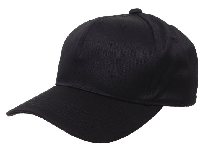 Klasická čepice s kšiltem Basebalka černá