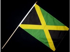 Vlaječka - praporek Jamajka 30 x 45 cm