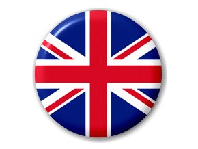 Placka vlajka Velká Británie 25 mm