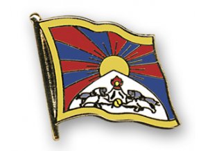 flaggen pins tibet
