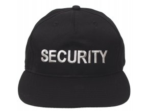 Klasická čepice s kšiltem Basebalka černá SECURITY