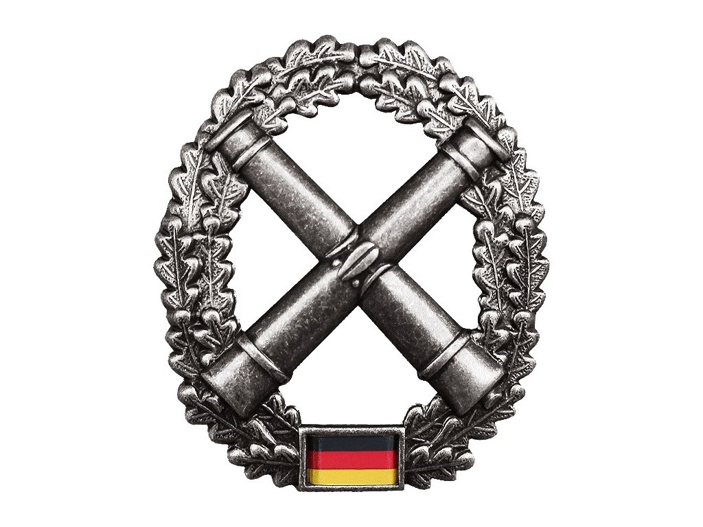 Odznak na baret BW (Bundeswehr) ARTILLERIE