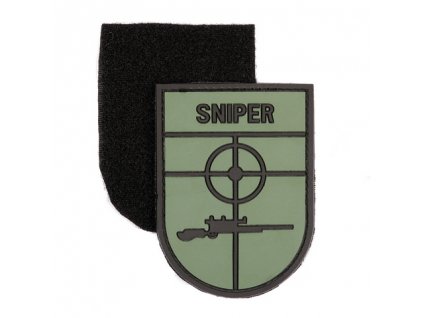 Nášivka Sniper 3D PVC suchý zip