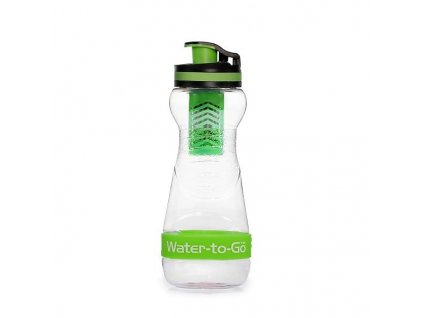Water-to-Go filtrační láhev 50cl zelená (láhev s filtrem 3v1)