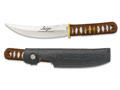 Taktický nůž s koženým pouzdrem TOKISU® Saigo 32553