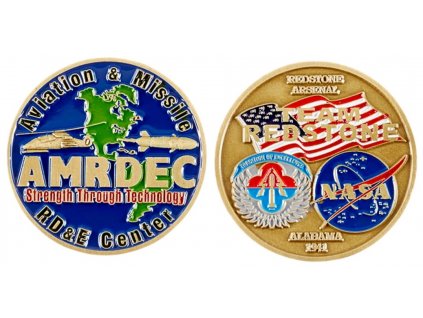Pamětní ražená mince AMRDEC The Aviation & Missile Research & Development Center