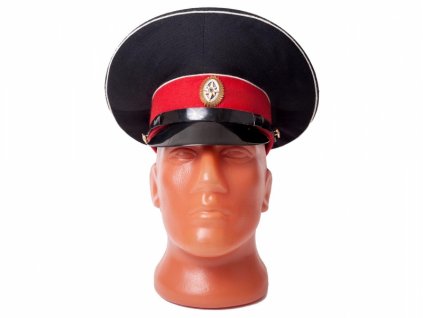 Brigadýrka Rusko kadet černá červený lem originál