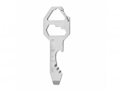 Klíčenka multifunkční klíč s nástroji stříbrný EDC MultiTool Keyring CMG® Silver