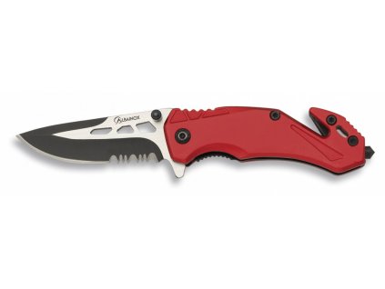 Nůž zavírací Albainox 19904 záchranář mini červený