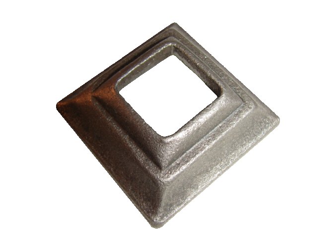 Krytka kovaná  s otvorem 30,5 mm, 80x80x20 mm