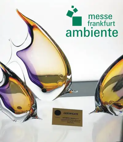 Seit 2011 stellen wir unsere Glaskunst Produkte auf der Ambiente Messe in Frankfurt am Main aus.