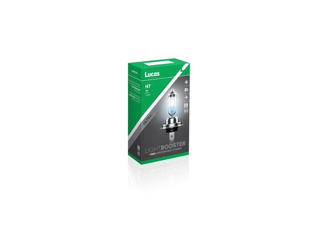 LUCAS H7 LIGHT BOOSTER INFINITY +150% 12V 55W PX26d BOX