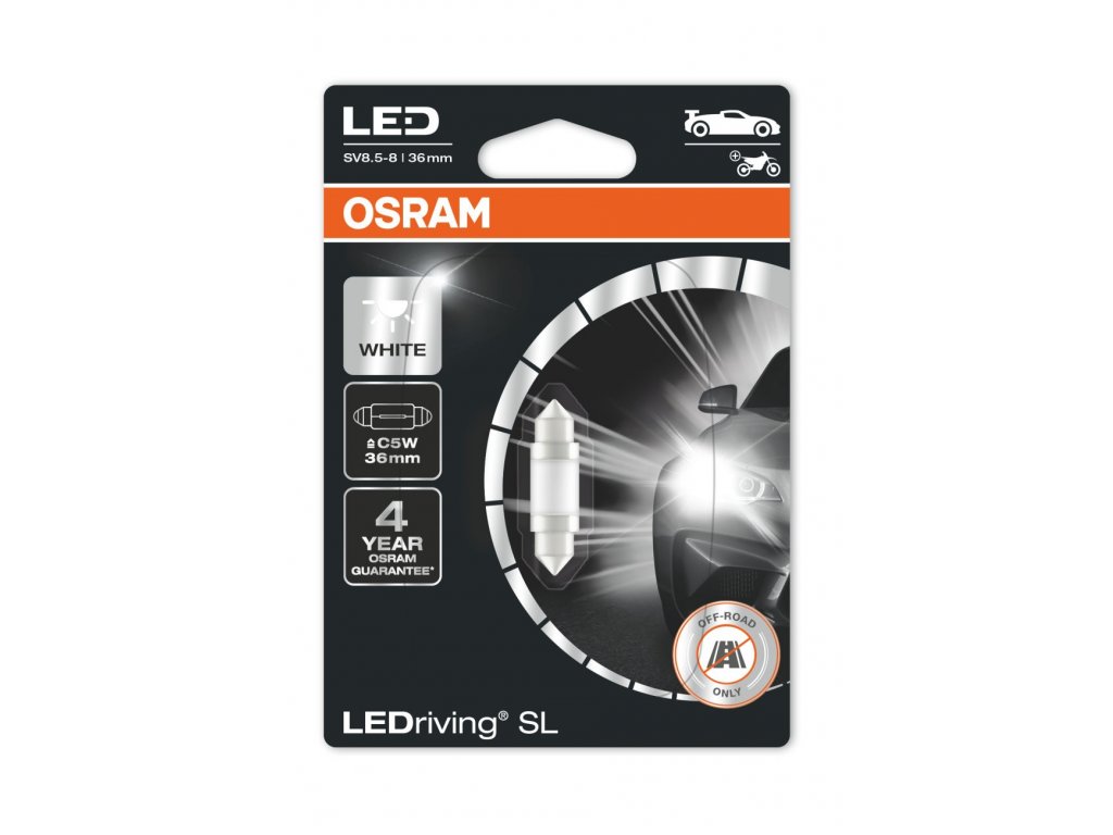 OSRAM LEDriving SL C5W SV8.5-8 12V 0,6W (6418DWP-01B)