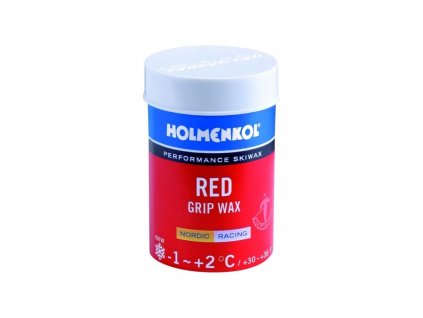 HOLMENKOL GRIP Red +2°C/-1°C