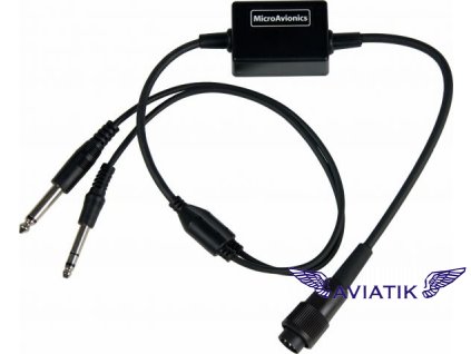 mm016b headset twin adapter