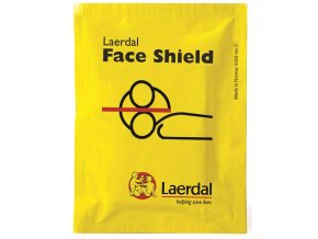 Resuscitační rouška Laerdal Face Shield s nesmáčivým filtrem balení