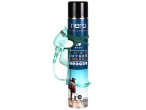 Kyslíkový sprej Nero s hadičkou a dýchací polomaskou 14 l.