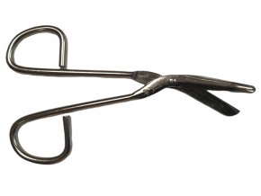 Nerezové převazové nůžky se zaoblenými hroty 14 cm rozevřené