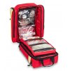 Zdravotnický batoh Rescue Red XL s pláštěnkou proti dešti použití