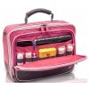Zdravotnický kufřík pro domácí péči Pink přední kapsa