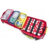Zdravotnický záchranářský batoh s USB portem Paramed RED 36 l. vnitřní přepážka