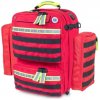 Zdravotnický záchranářský batoh s USB portem Paramed RED a přídavnými brašnami 42 l.