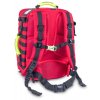 Zdravotnický záchranářský batoh s USB portem Paramed RED 36 l. záda