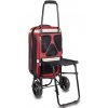Skládací vozík se stoličkou Trolley pro batohy a brašny použití s brašnou
