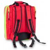 Záchranářský batoh EMS s ochranou proti dešti 25 l. zadní strana