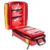 Zdravotnický záchranářský voděodolný batoh Rescue RED Tarpaulin 25 l. vnitřek batohu