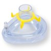 Anesteziologická a resuscitační maska PVC s nafukovatelnou manžetou