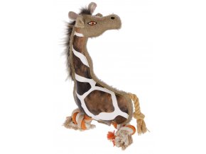 Hračka pro psy látková - žirafa Gina, 29 cm