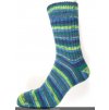 ponožky zelenomodrá