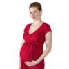 Tehotenské a dojčiace šaty Rialto Larochette Červené 0441