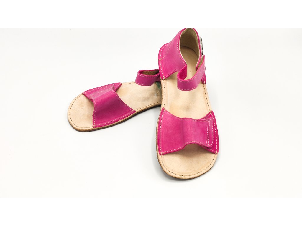 OKbarefoot dětské sandály Mirrisa D203/H růžové