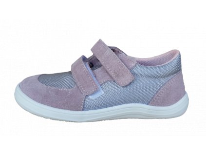 Baby Bare Shoes barefoot tenisky Febo Sneakers Grey/Pink