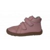 Froddo zimní kotníková barefoot obuv Winter Furry Pink G3110201-3K+3KA