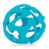 NUBY Hryzačka silikónová lopta - svetlo modrá 3 m+