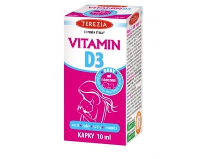 TEREZIA Vitamin D3 baby od narození 400 IU 10ml