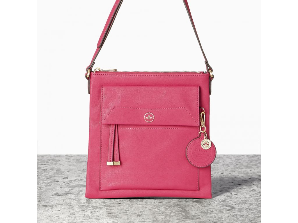Malá růžová kabelka crossbody NICA - Isabella Collection