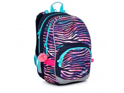 Dívčí školní batoh zebra Topgal KIMI 21010