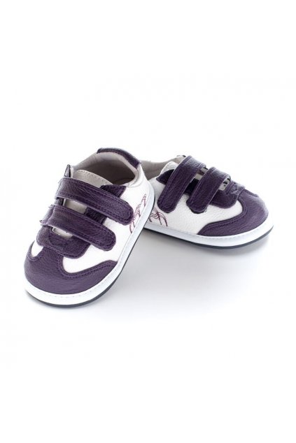 Jack and Lily Double Strap White/Purple