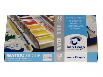 Sada akvarelů Van Gogh 12 ks, pánvičky
