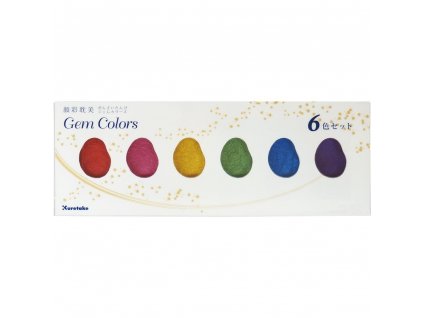 Sada akvarelových barev Gansai Tambi Gem Colours