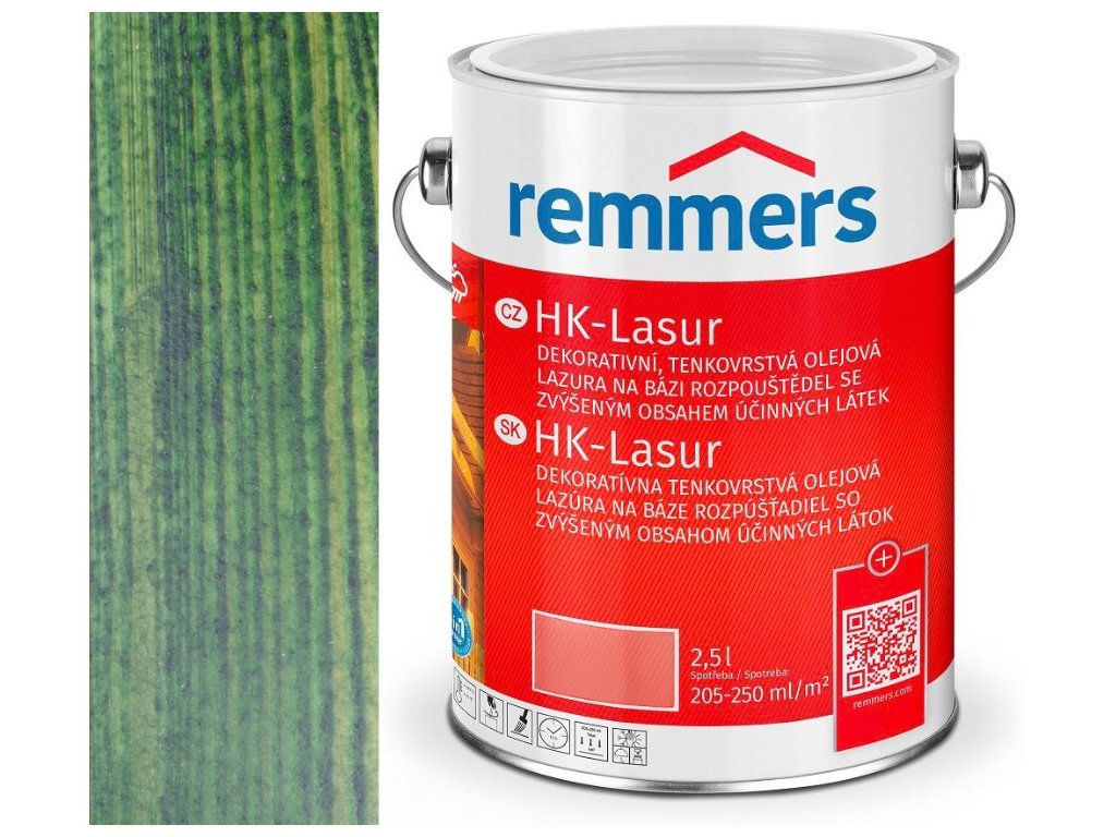 Remmers HK LASUR 2,5L 2254 Jedlově zelená Tannengrün Zielony