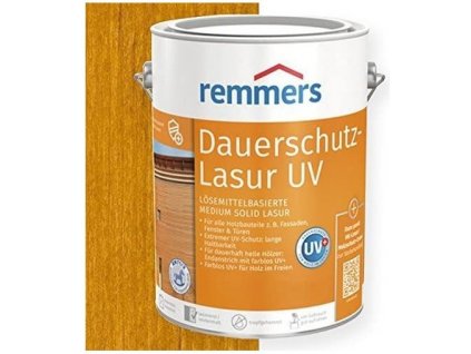 Remmers Dauerschutz Lasur UV (Dříve Langzeit Lasur) 2,5L eiche rustikal-rustikální dub 2263  + dárek dle vlastního výběru k objednávce