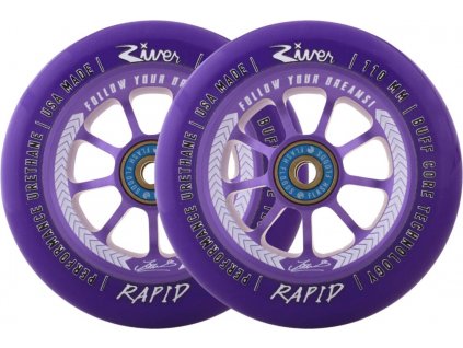 river rapid signature pro scooter wheels 2 pack w2